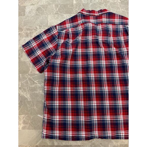 Polo Ralph Lauren Men's Camp Shirt Classic Fit Size XL Red Plaid Oxford - Picture 9 of 10